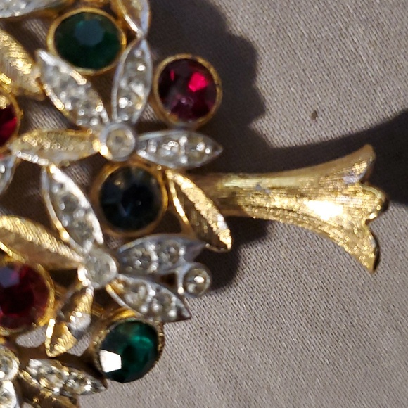 Vintage Sphinx of England Christmas Tree Brooch Pin - Picture 5 of 5